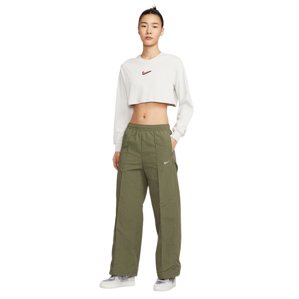 Nike Sportswear Everything Women's Mid-Rise Open-Hem Pants Small
